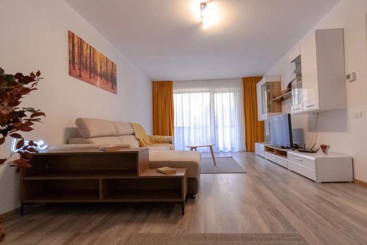 Transylvanian Apt. W/ Lrg. Terrace And Parking - Karpatenhaus Brassó Kültér fotó